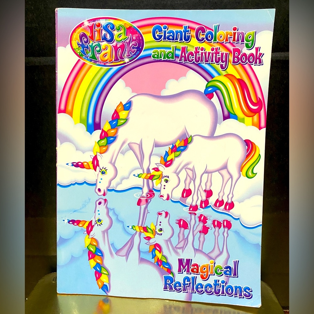LISA FRANK FANTASTIC WORLD UNICORN MAGICAL REFLECTIONS COLORING & ACTIVITY BOOK